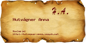 Hutvágner Anna névjegykártya